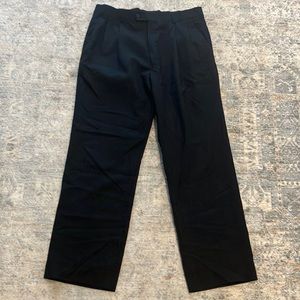 Jos A. Bank black pleated dress pants